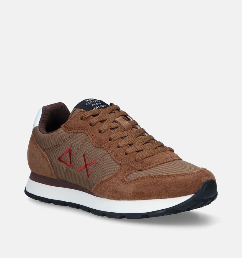 Sun 68 Tom Solid Cognac Sneakers voor heren (345739) - geschikt voor steunzolen