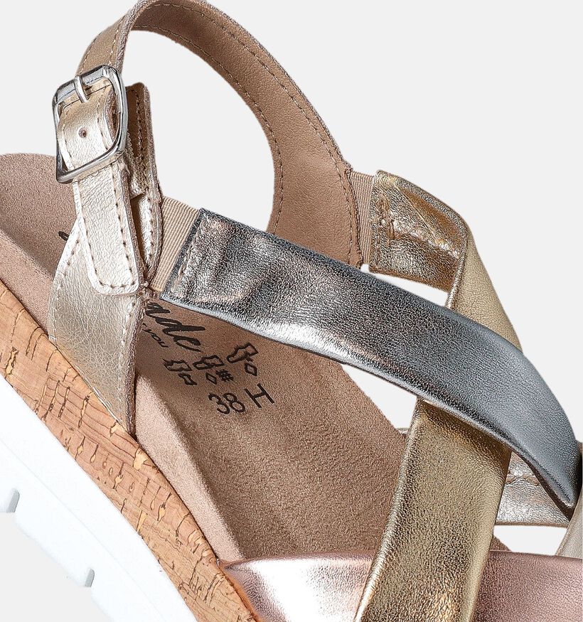 Solemade Sami Gouden Sandalen voor steunzolen voor dames (355731) - geschikt voor steunzolen