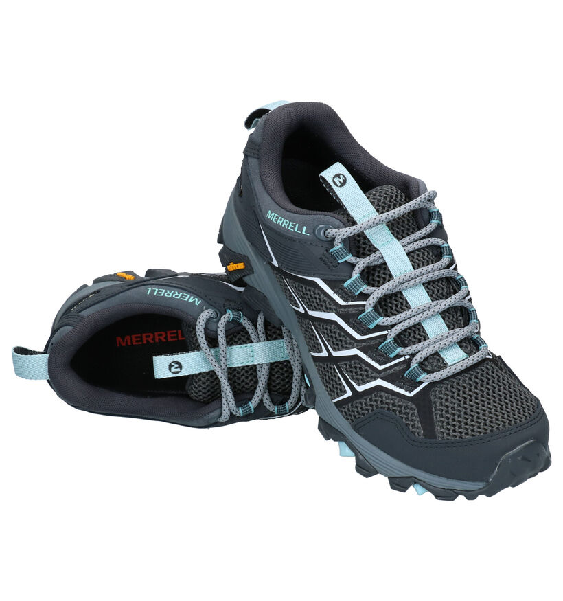 Merrell Moab FST 2 GTX Blauwe Wandelschoenen in nubuck (292426)