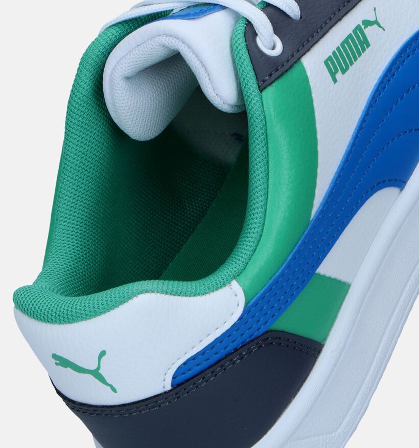 Puma Caven 2.0 Block Blauwe Sneakers voor jongens, meisjes (343142) - geschikt voor steunzolen