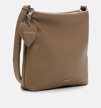 Emily & Noah Crossbody tassen Zwart/Wit/Bruin/Blauw