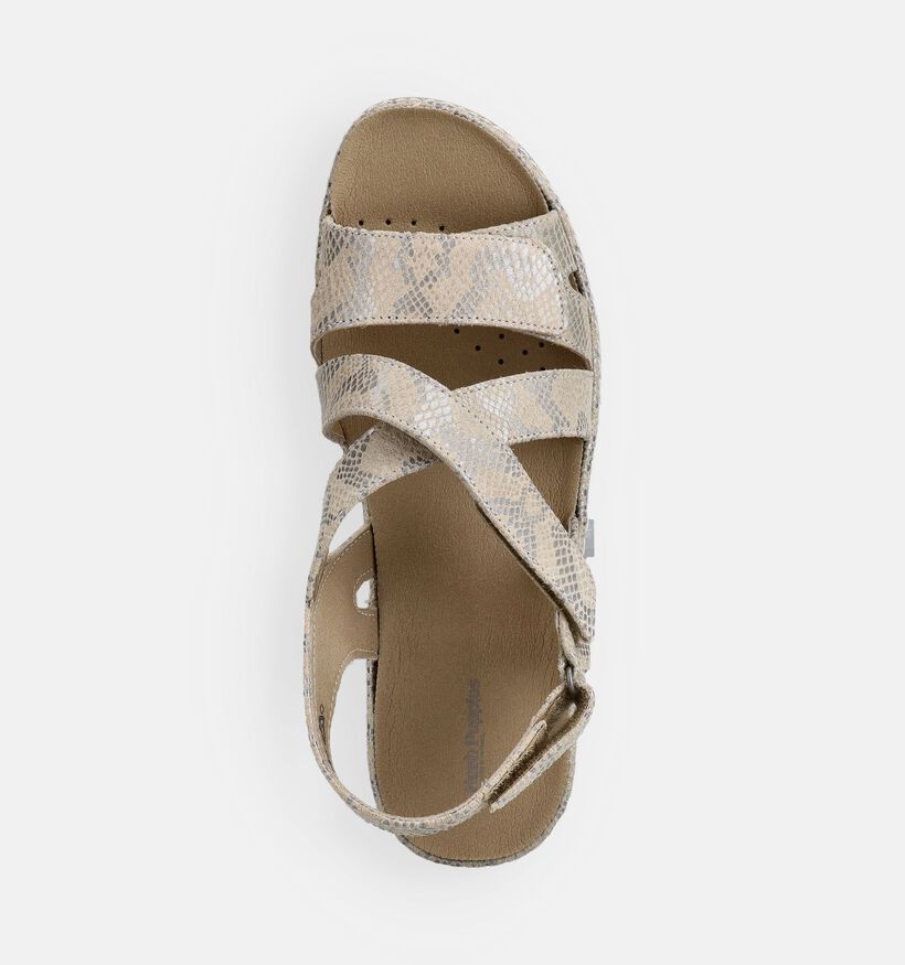 Hush Puppies Regin Beige Sandalen voor dames (370585) - geschikt voor steunzolen