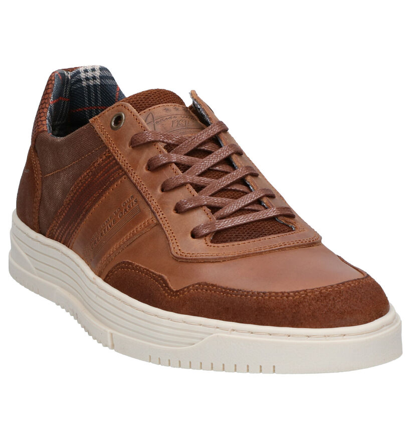 Bullboxer Chaussures à lacets en Cognac en cuir (272194)