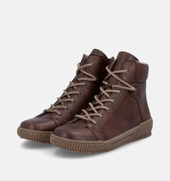 Rieker High Baskets Beige/Marron