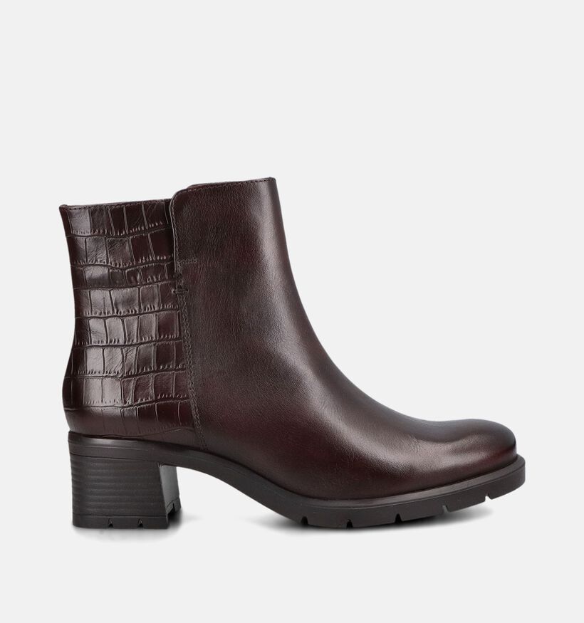 Ara Bottines &agrave; talons en Brun fonc&eacute; pour femmes (380000) - pour semelles orthop&eacute;diques