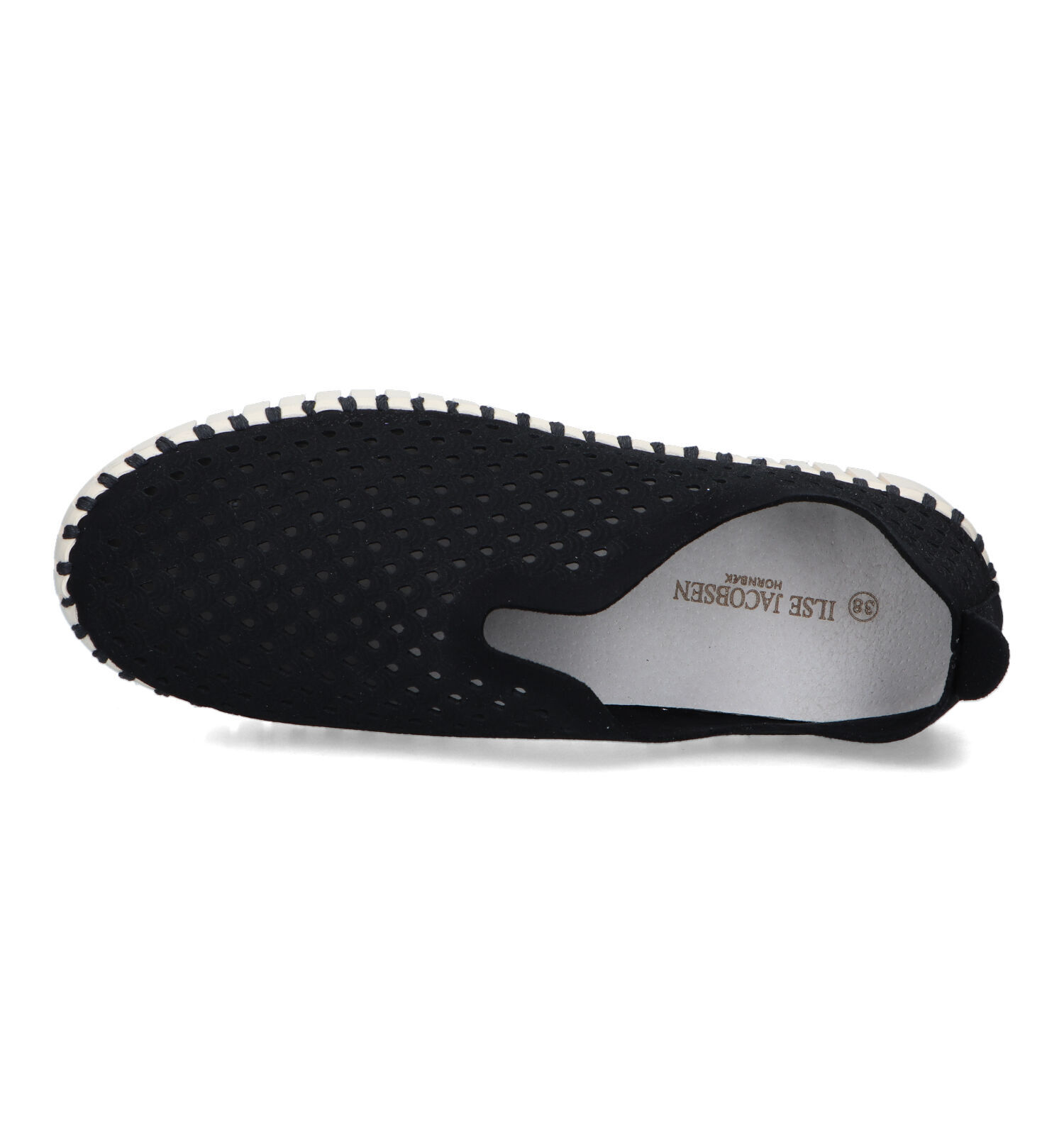 Ilse Jacobsen Tulip Platform Zwarte Instappers Dames Lage