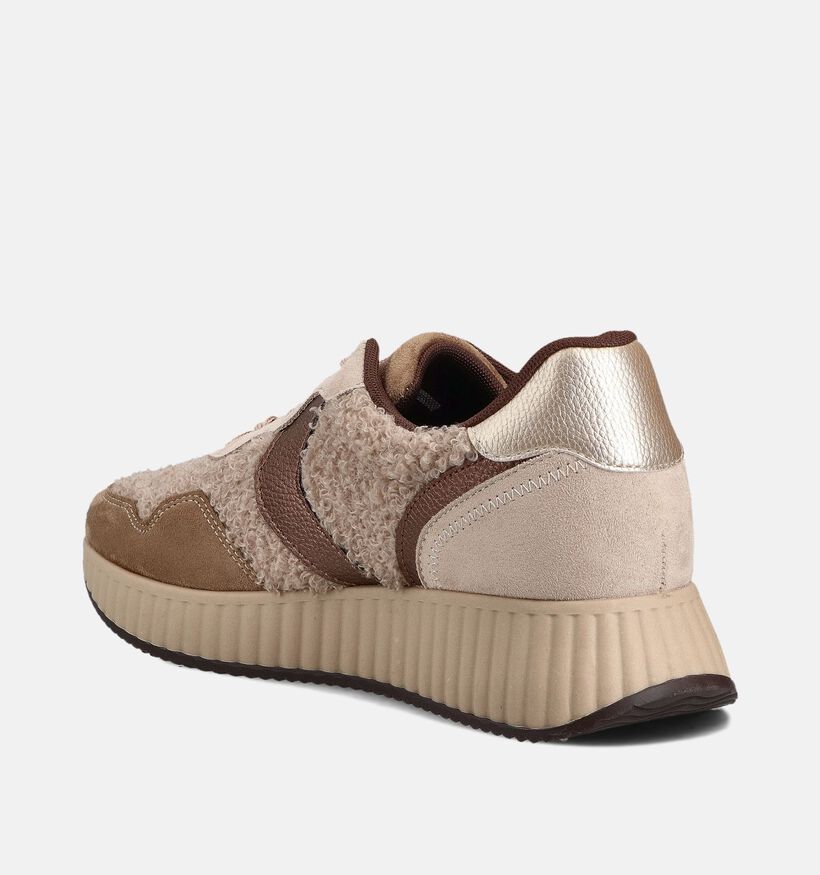 La Strada Teddy Beige Sneakers voor dames (361776) - geschikt voor steunzolen