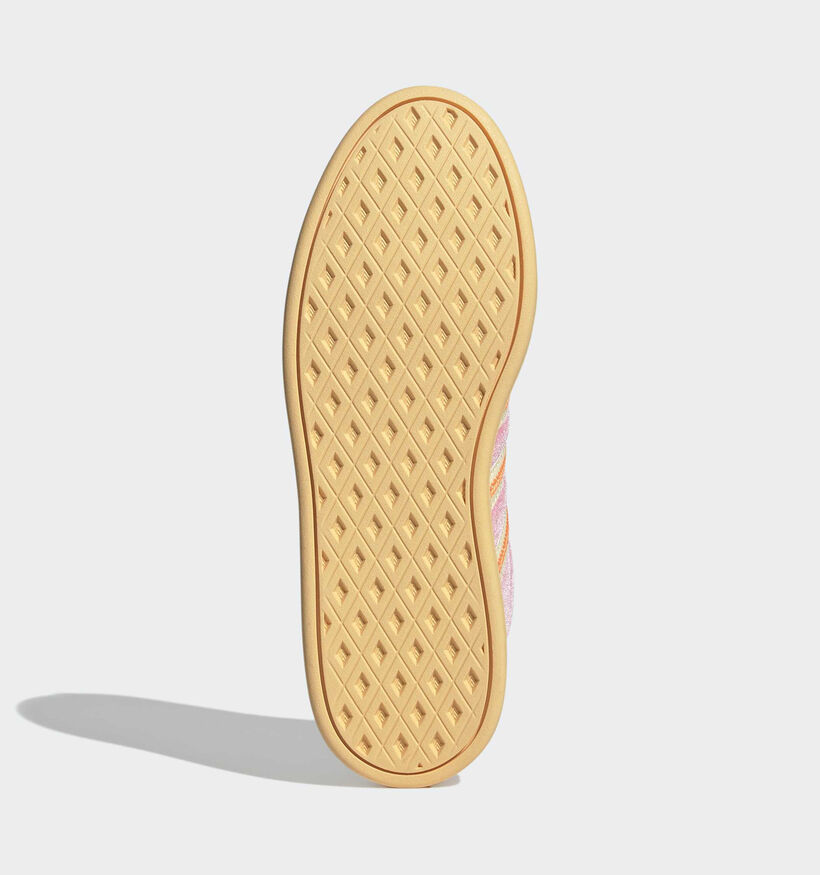 adidas Breaknet Sleek Baskets en Rose/Jaune pour femmes (366711)