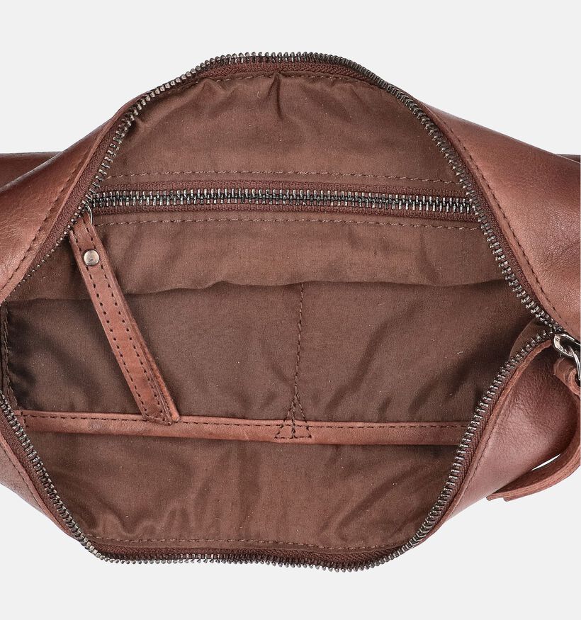 Bear Design Donkerbruine Schoudertas voor dames (382149)