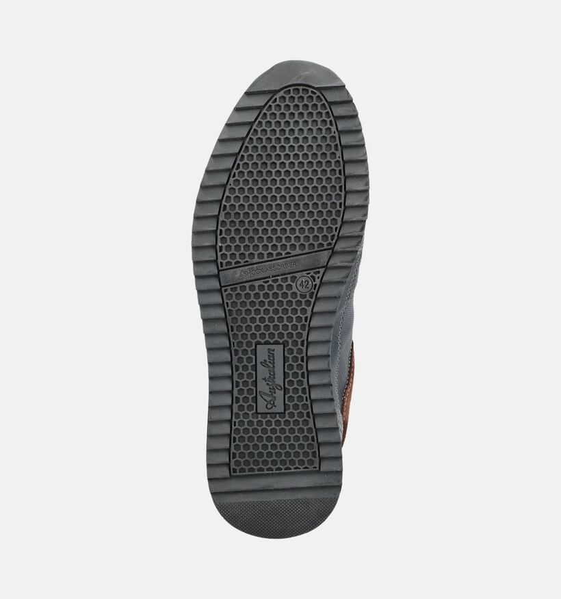 Australian Filmon Chaussures plates en Bleu fonc&eacute; pour hommes (377105) - pour semelles orthop&eacute;diques