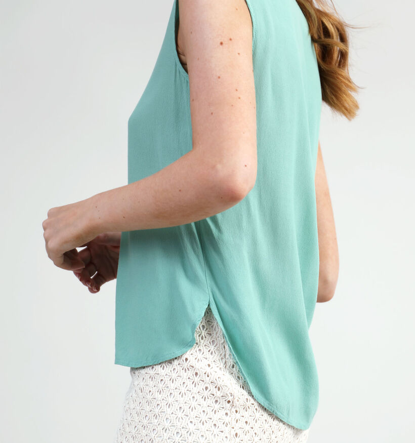 Mexx T-shirt sans manches en Vert (334359)
