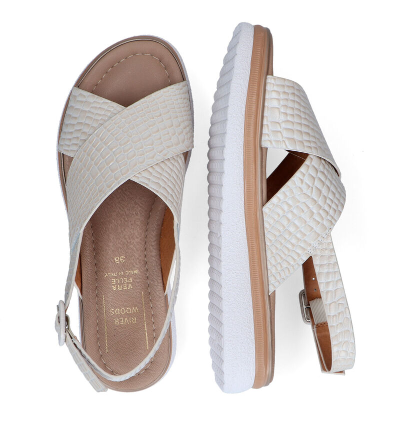 River Woods Baila Sandales en Beige en cuir (306941)