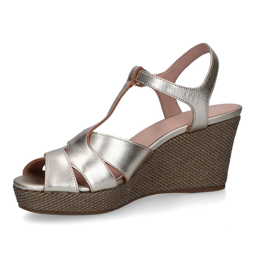 Geox Soleil Gouden Sandalen in leer (311589)