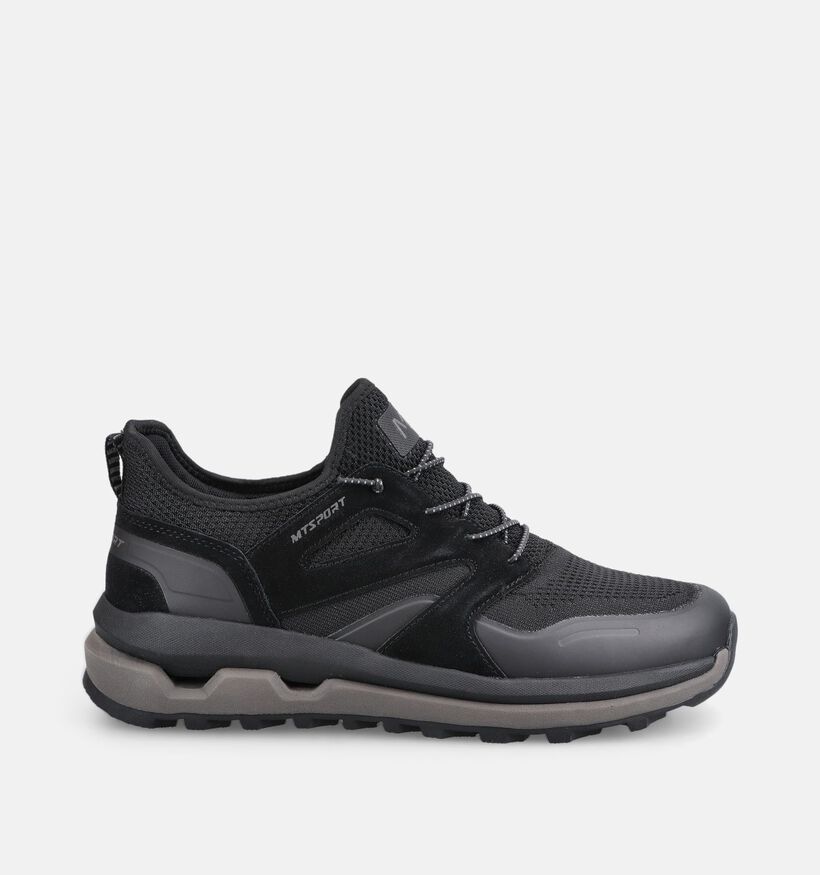 Marco Tozzi Zwarte Veterschoenen voor heren (377518) - geschikt voor steunzolen