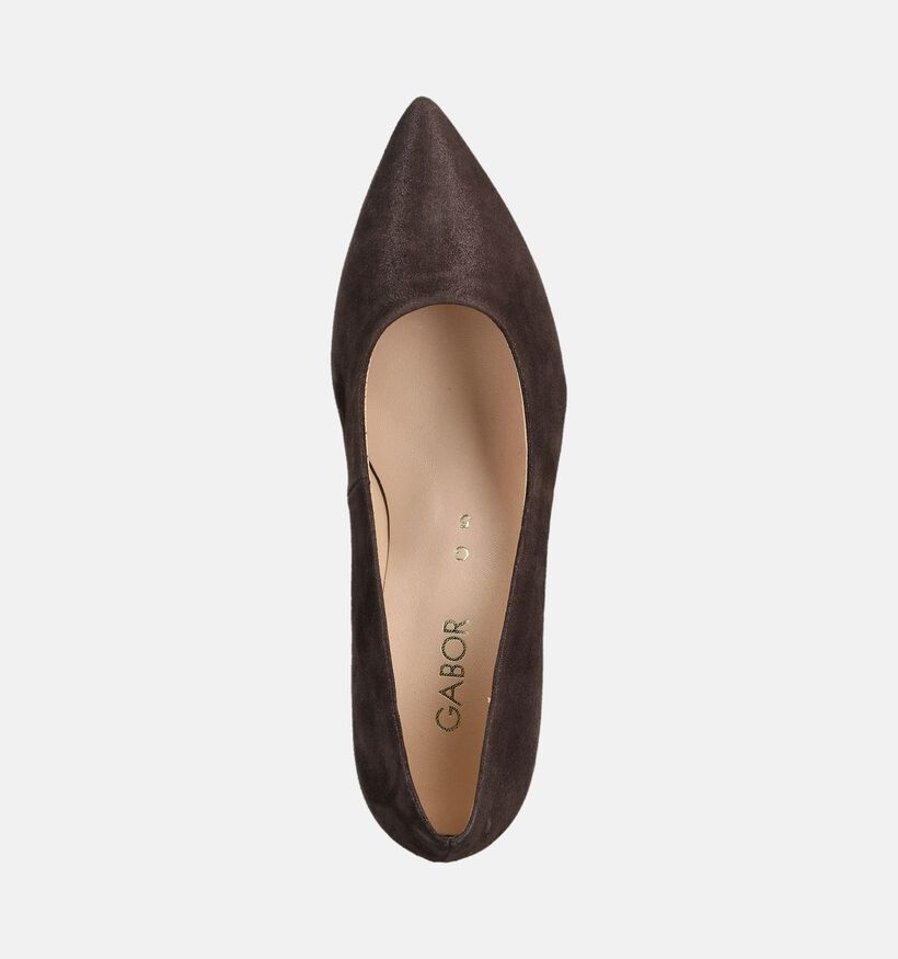 Gabor Donkerbruine Pump voor dames (377279)