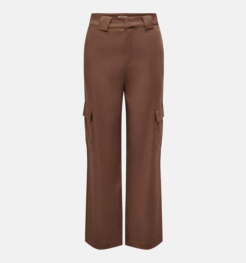 JDY Utilla Pantalon large en Marron pour femmes (330941)