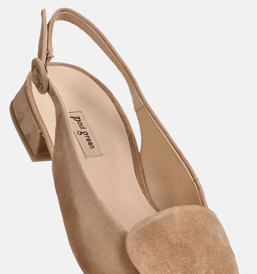 Paul Green Lichtbeige Slingback Ballerina's voor dames (374126)
