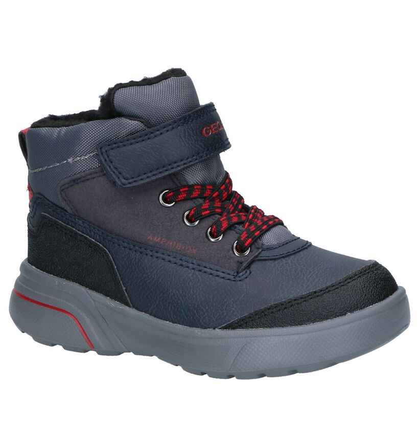 Geox Chaussures hautes en Bleu foncé en simili cuir (254535)