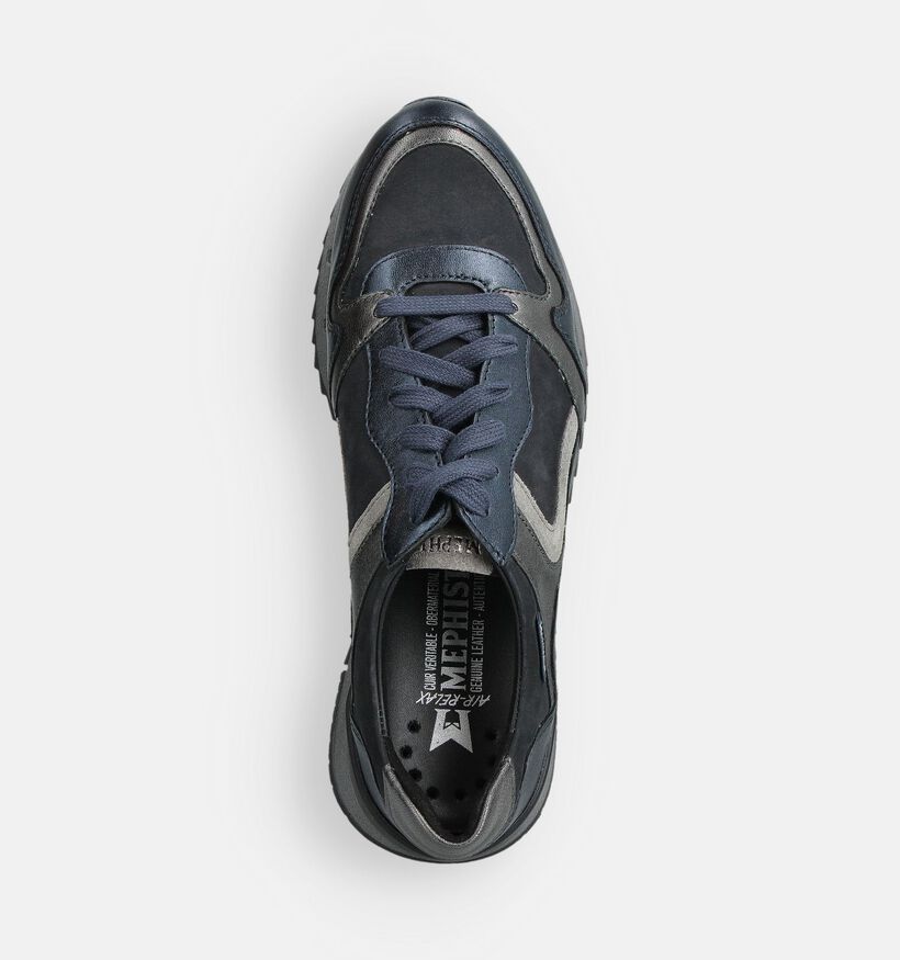 Mephisto Angie Chaussures à lacets en Bleu pour femmes (362713) - pour semelles orthopédiques