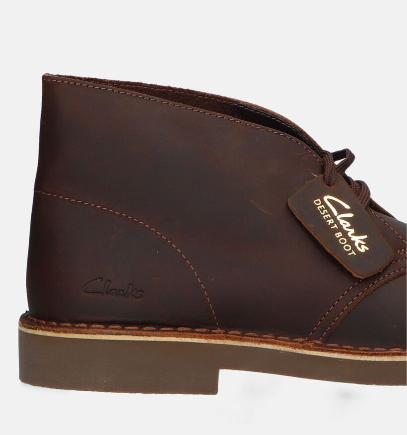 Clarks Desert Bruine Hoge schoenen voor heren (330665) - geschikt voor steunzolen