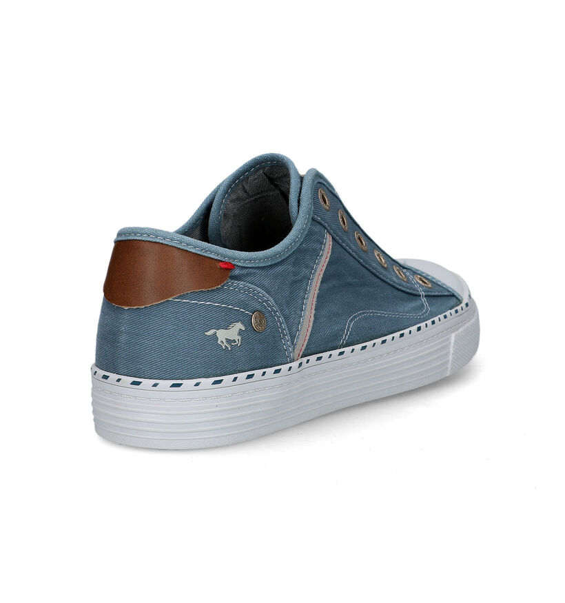 Mustang Slip-ons en Bleu pour femmes (320438)