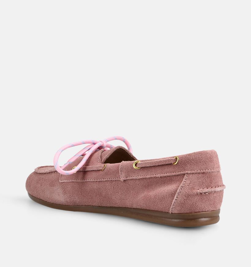 Shoecolate Chaussures plates en Rose pour femmes (384054)