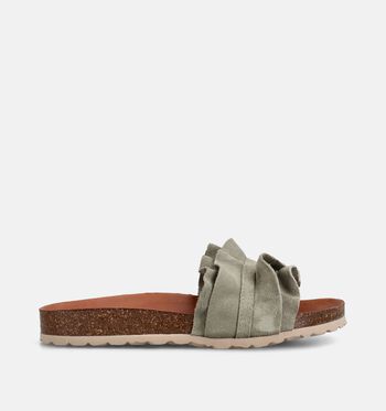 Verbenas Slippers Bruin/Taupe/Blauw/Groen