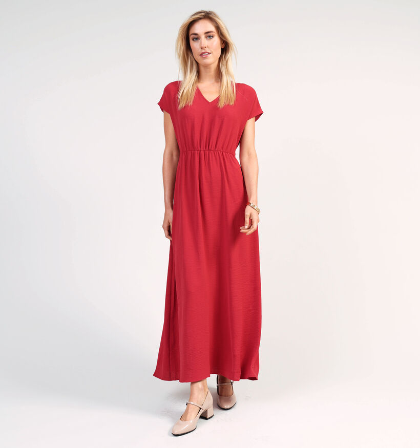 Vero Moda Alva Rode Lange Jurk voor dames (366418)