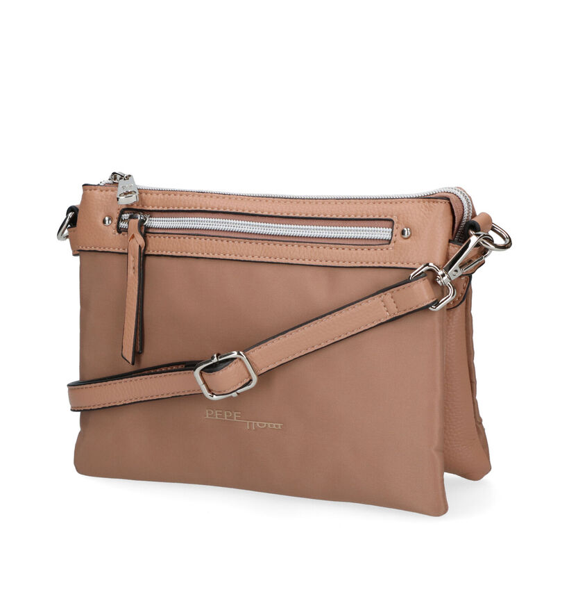 Pepe Moll Sac porté croisé en Beige en simili cuir (310893)