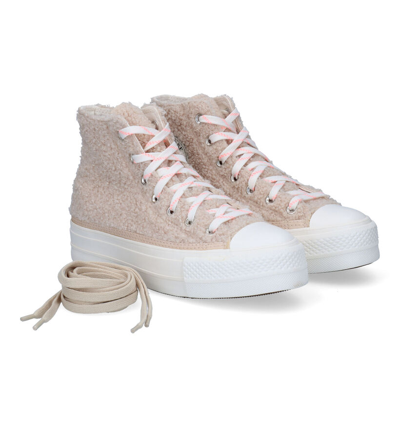 Converse CT All Star Lift Baskets en Beige en textile (300154)