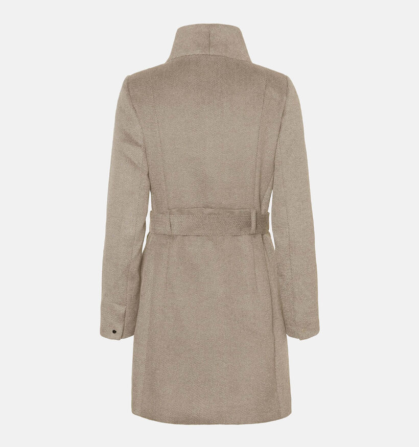 Vero Moda Grijze Halflange wollen jas voor dames (328984)