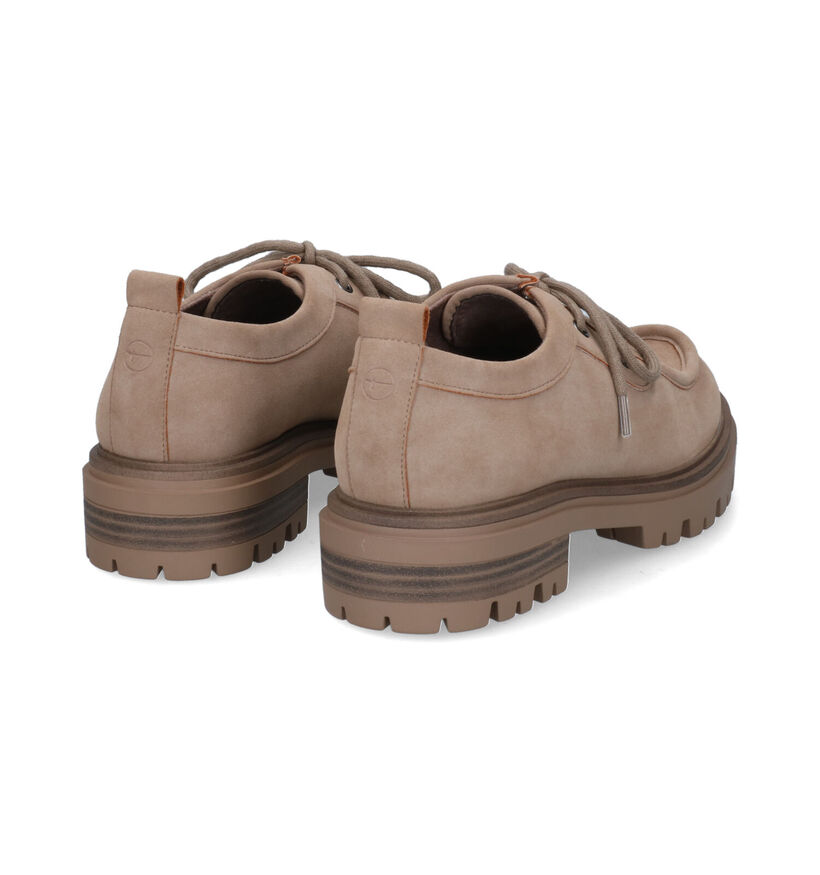 Tamaris Taupe Veterschoenen voor dames (315402)