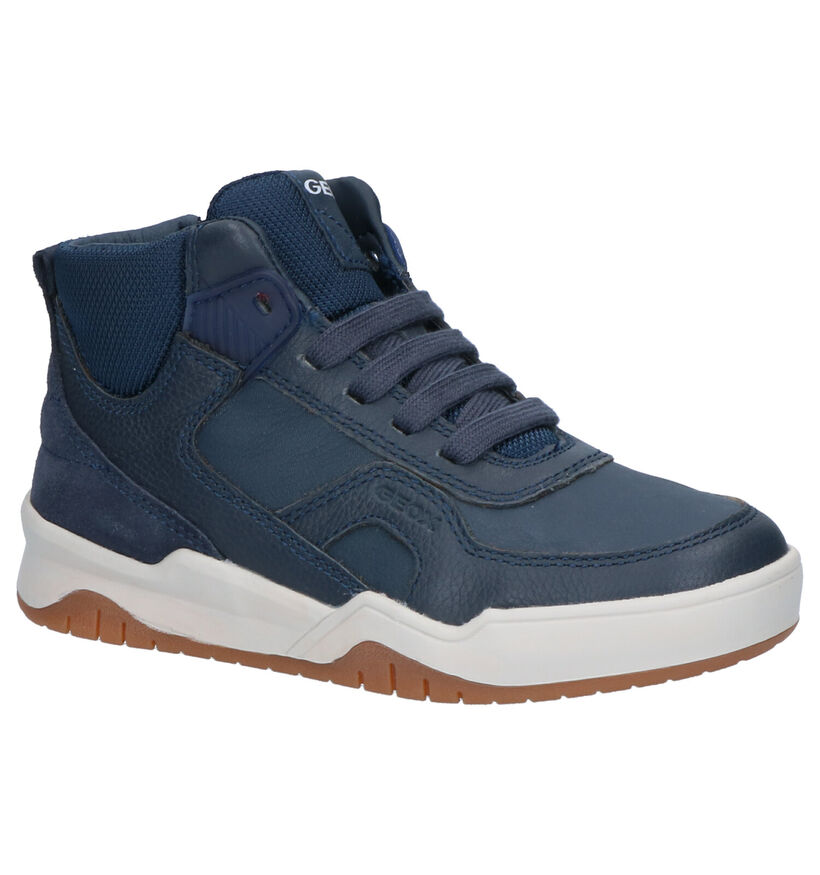 Geox Baskets hautes en Bleu foncé en cuir (254515)