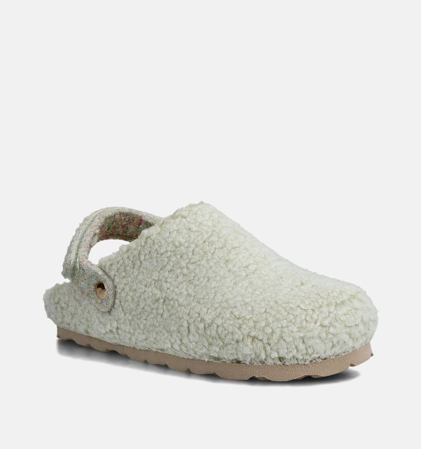 Milo & Mila Pantoufles ouvertes en Vert pour filles, garçons (364938)