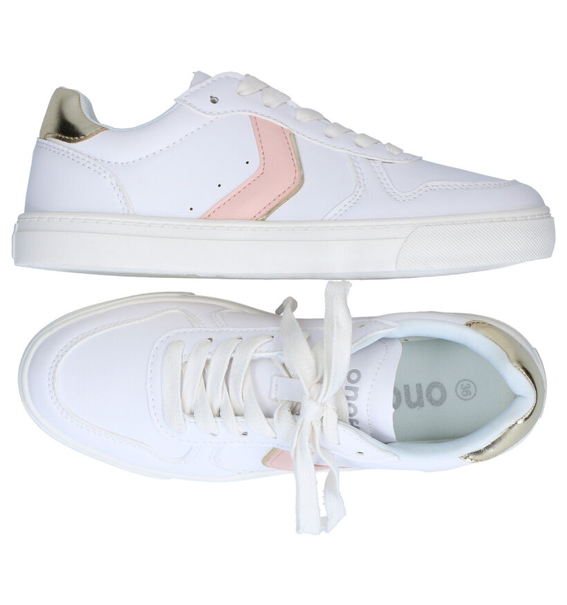 ONOFF Chaussures à lacets en Blanc en simili cuir (291441)