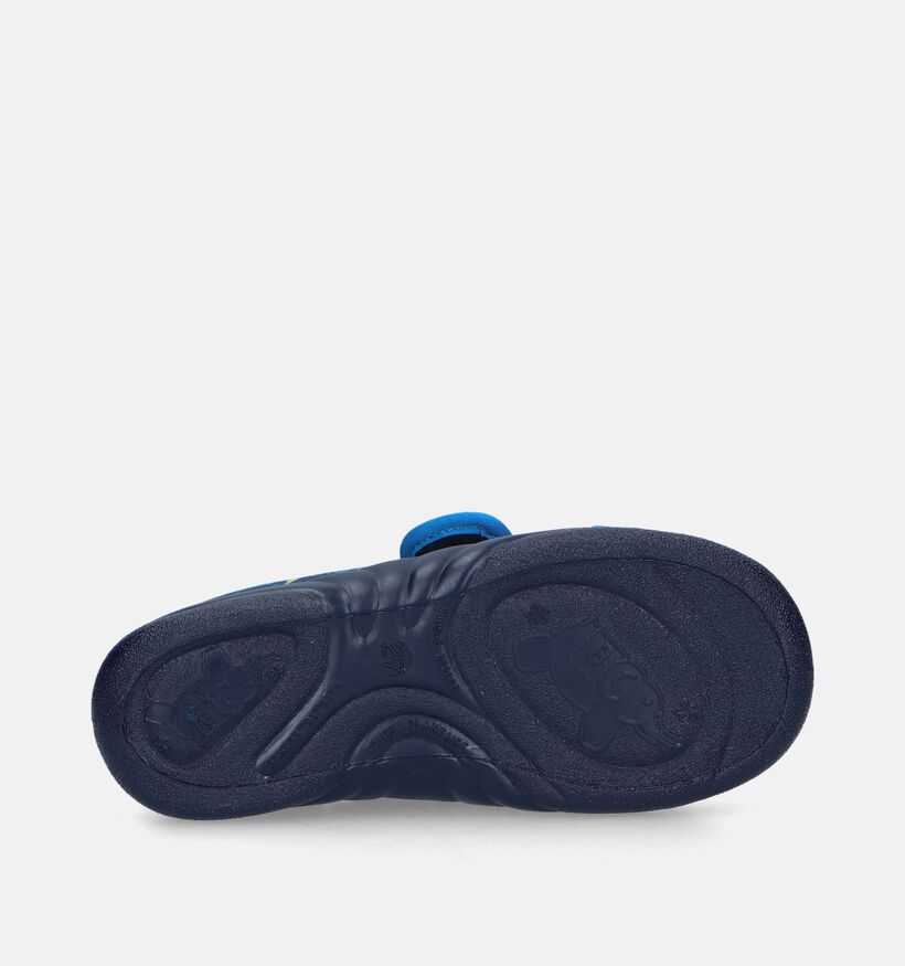 Milo & Mila Pantoufles fermées en Bleu pour garçons (348659)