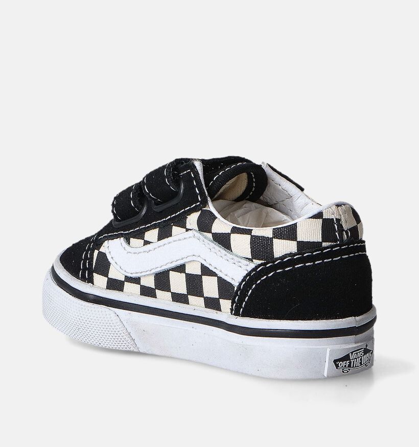 Vans Old Skool Baskets pour bébé en Noir pour filles, garçons (351458)