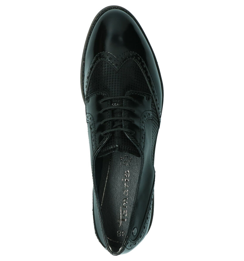 Tamaris TOUCH it Chaussures à lacets en Noir en simili cuir (253066)