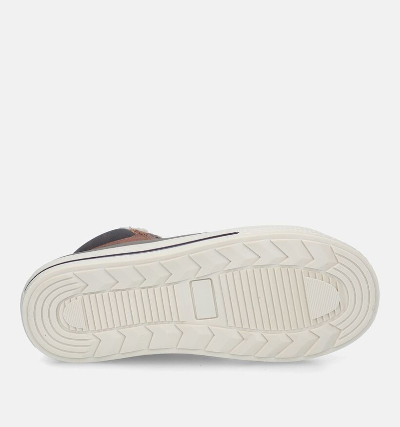 Lifestyle Chaussures hautes en Cognac pour garçons (332050) - pour semelles orthopédiques