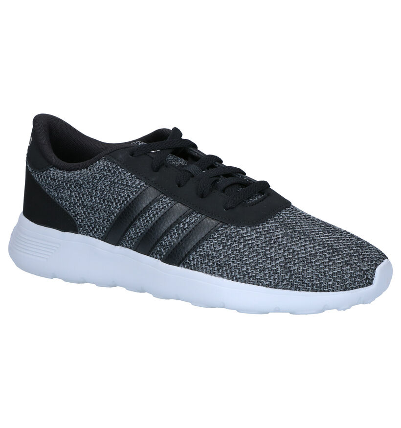 adidas Lite Racer Grijze Sneakers in kunstleer (261829)