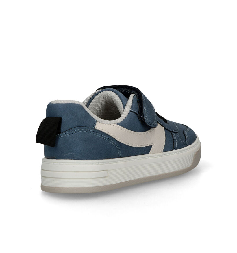 Hampton Bays Chaussures à scratch en Bleu pour garçons (320762) - pour semelles orthopédiques