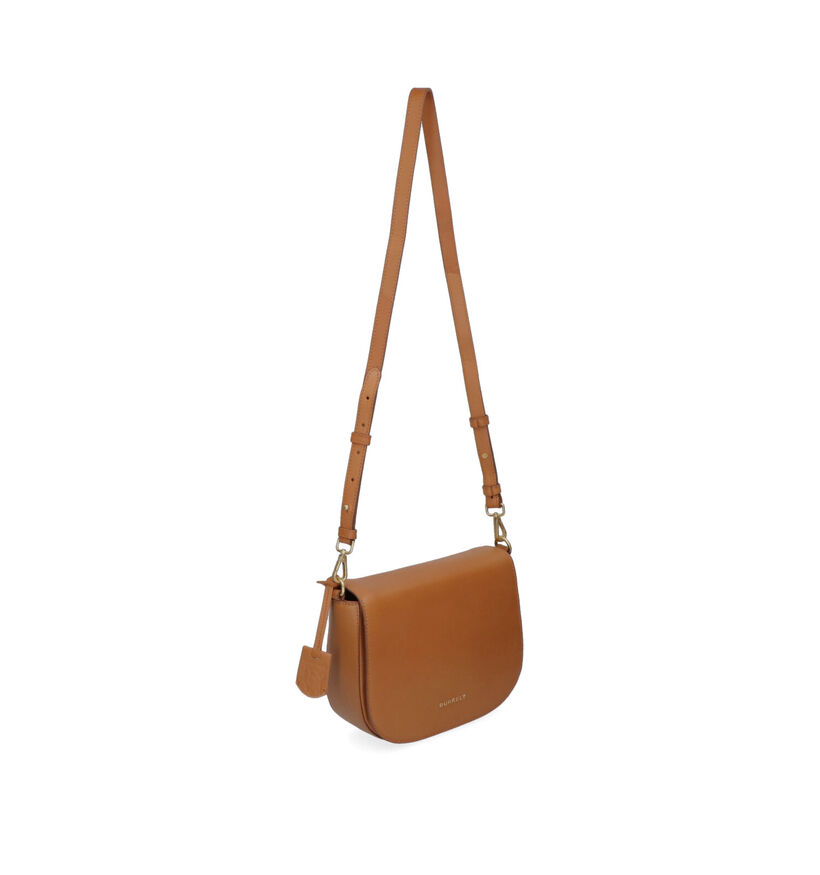 Burkely Parisian Paige Cognac Crossbody Tas in leer (309203)