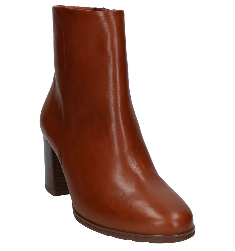 Gabor Cognac Enkellaarzen in leer (282332)