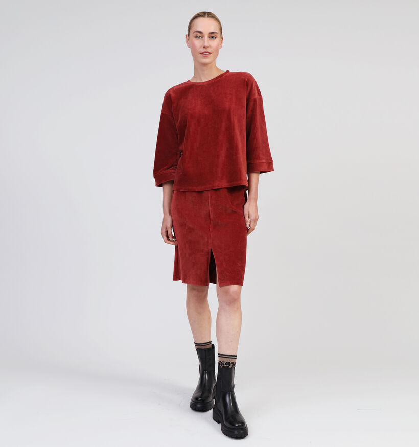 Vero Moda Odine T-shirt en Orange pour femmes (346156)