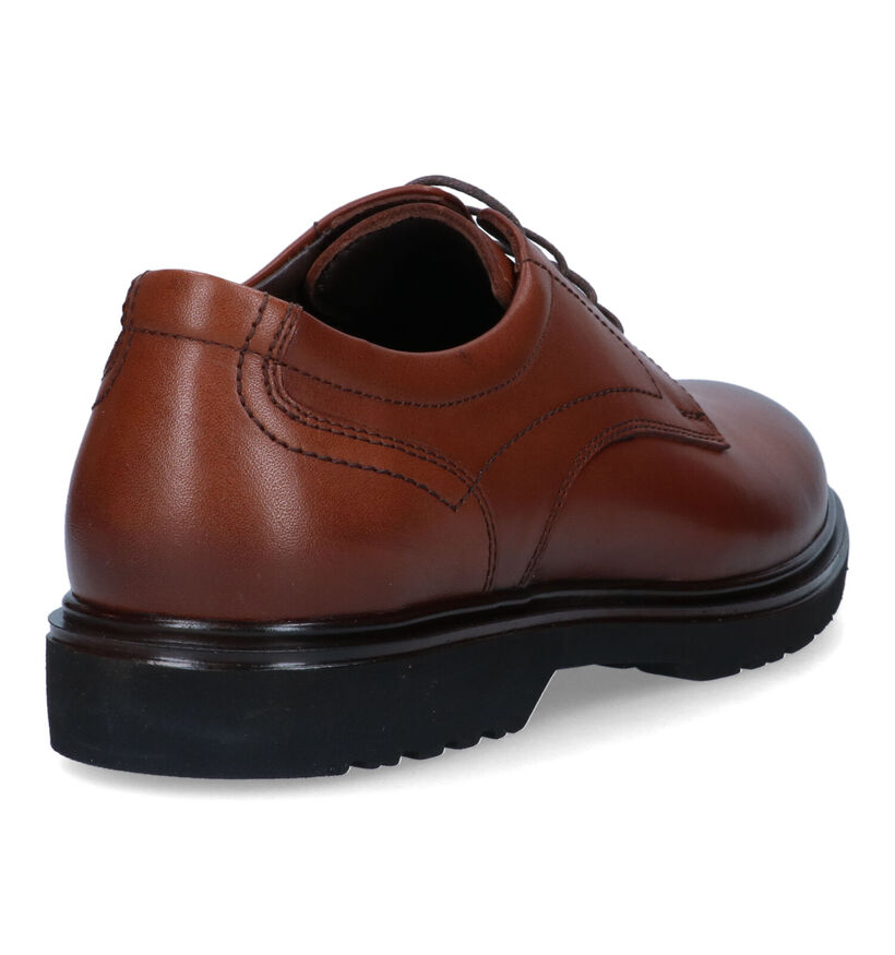 Berkelmans Parana Cognac Geklede Veterschoenen in leer (323075)