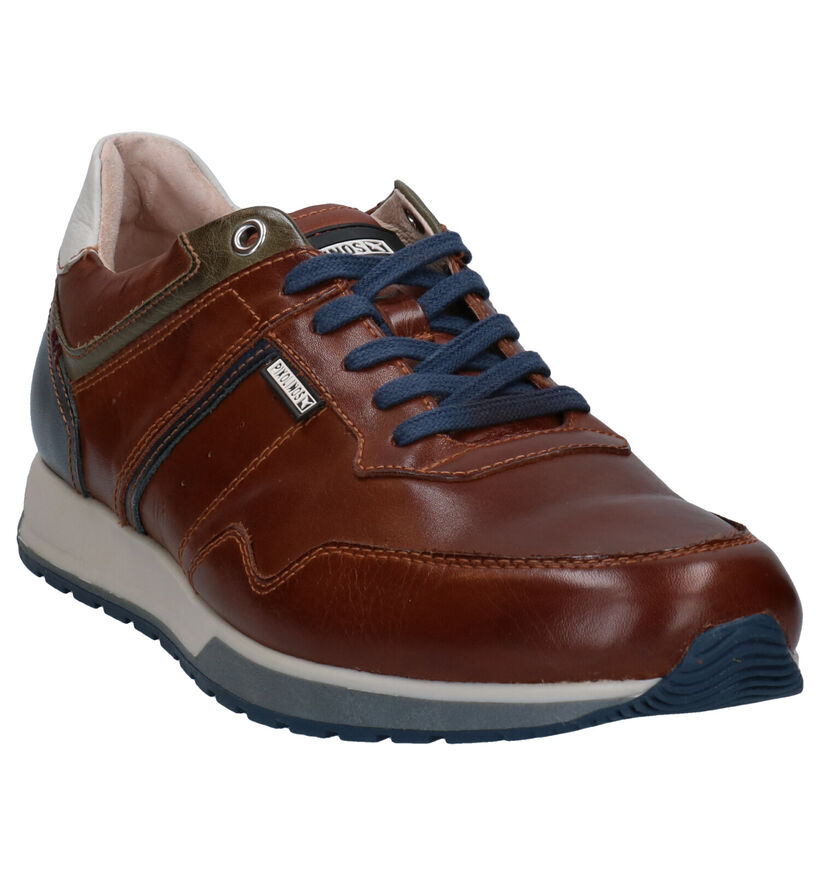 Pikolinos Chaussures à lacets en Bleu foncé en cuir (299926)