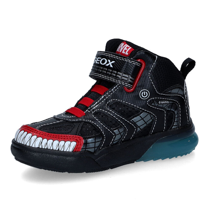 Geox Grayjay Baskets en Noir Marvel Spiderman en textile (317614)