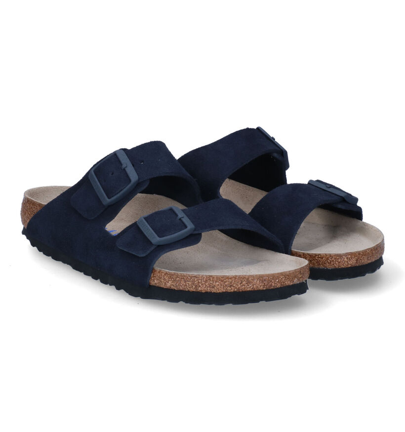 Birkenstock Arizona Grijze Slippers voor heren (330622)