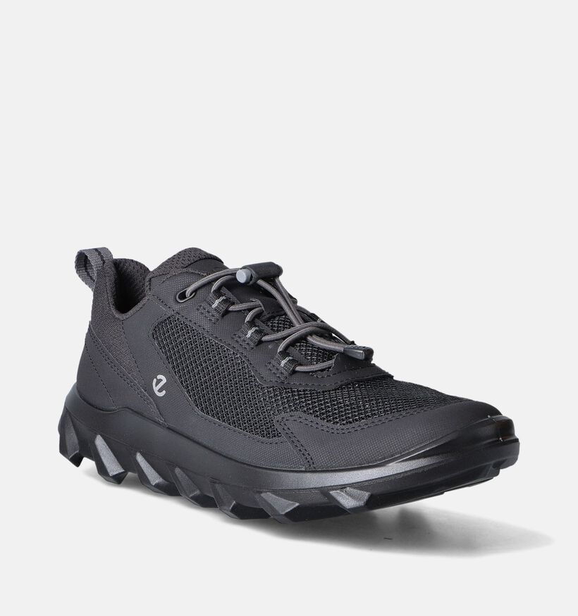 ECCO MX Zwarte Wandelschoenen voor dames (353381) - geschikt voor steunzolen