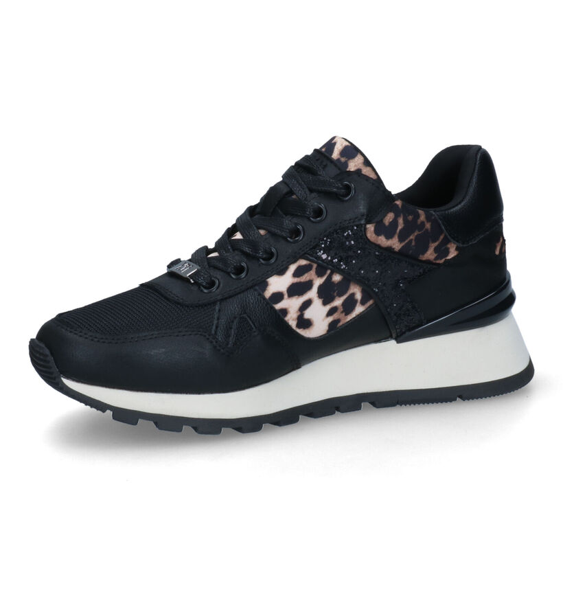 Xti Baskets casual en Noir pour femmes (317545) - pour semelles orthopédiques